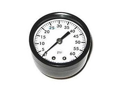 SuperPro Filter Pressure Gauge  2" 0-60# 1/4" Black Steel | 80860BU