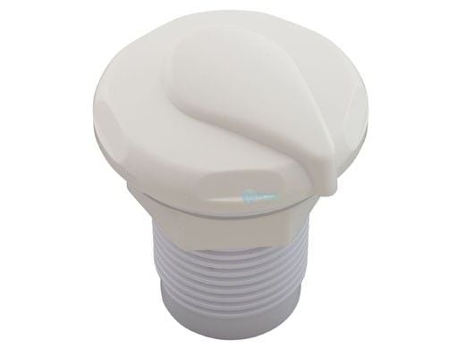 Custom Molded Products Spa Air Control | 1" Socket | White | Gunite/Fiberglass | 25098-000-000