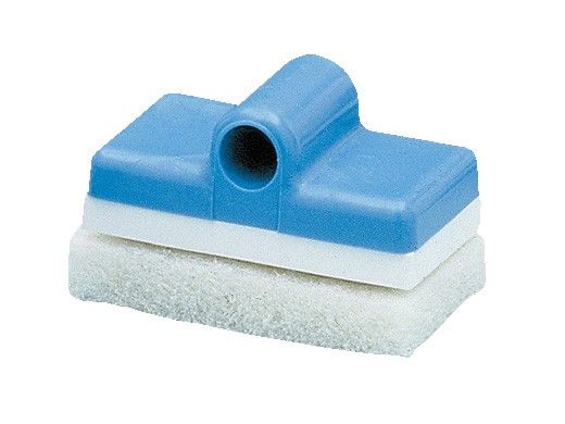 A&B Brush Plastic Back Tile Scrubber with Pad | White Pad | 7020