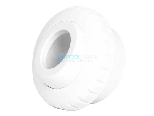 Color Match Pool Fittings 1-1/2" MPT Eyeball Fitting | White | TEF01-15