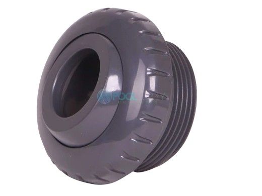 Color Match Pool Fittings 1-1/2" MPT Eyeball Fitting | Dark Gray | TEF05-15