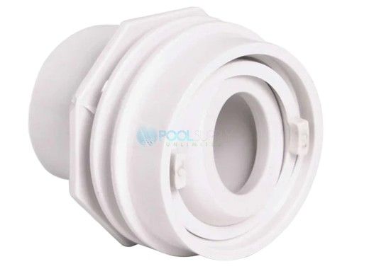 Color Match Pool Fittings 1 1/2" Flush Mount Return Fitting | White | FM301WB-A
