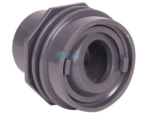 Color Match Pool Fittings 1 1/2" Flush Mount Return Fitting | Dark Gray | FM305WB-A