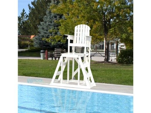 Spectrum Aquatics Mendota Portable Lifeguard Chair | 36" Inch | White | 42022