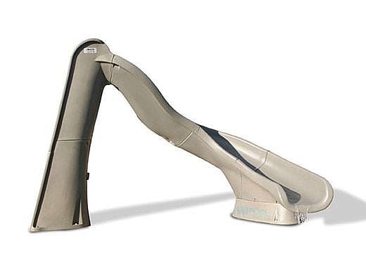 SR Smith TurboTwister Pool Slide | Right Curve | Sandstone | 688-209-58123