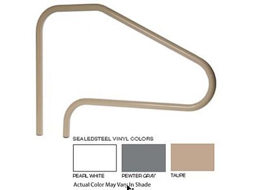 SR Smith 48" Center Grab 4 Bend Sealed Steel Rail | Taupe Color | 304 Grade | .049 Wall Residential | DMS-101A-VT