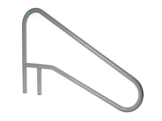 SR Smith 54" Center Grab 3 Bend Sealed Steel Rail | Pewter Grey Color | 304 Grade | .049 Wall Residential | DMS-102A-VG