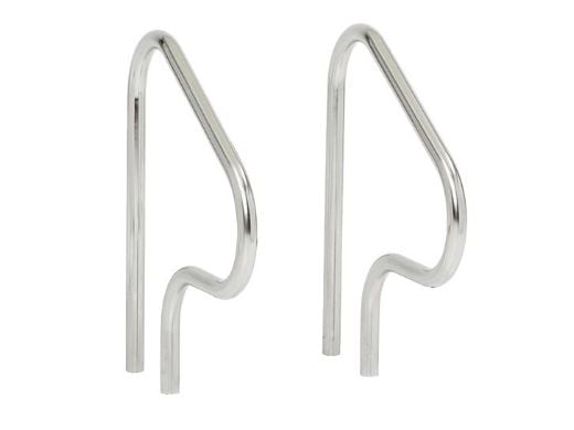 S.R. Smith 30" Figure 4 Residential Handrail Pair | 304 Grade Stainless Steel | 1.90" OD | .065" Wall | F4H-100
