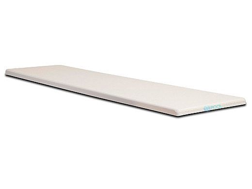 SR Smith 6 ft Frontier III Diving Board Radiant White Matching Tread with 10" On Center Bolt Holes | 66-209-566S2