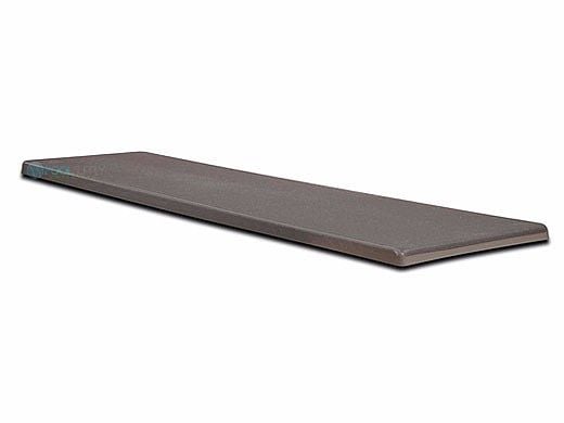 SR Smith 6 ft Frontier III Diving Board Pewter Gray with Matching Pewter Gray Tread | 66-209-596S20T