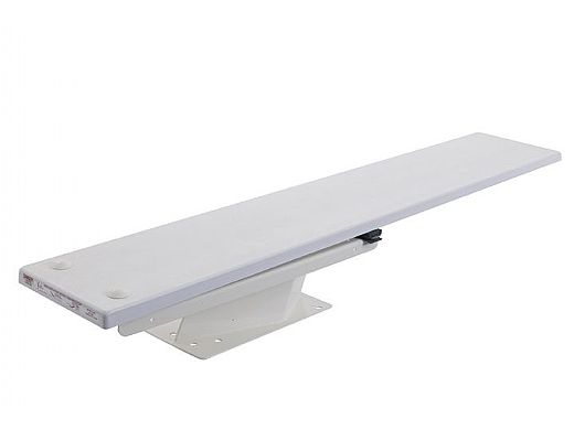 SR Smith 1/2 M Steel Meter Stand for 8' Frontier IV Diving Board | White | 70-209-500