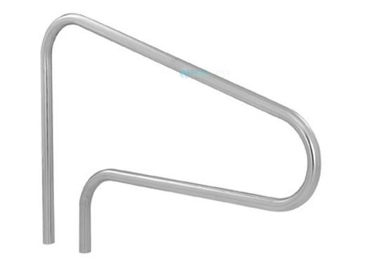 S.R. Smith 3 Bend Deck Mounted Handrail .049" | Silver Gray | DMS-100A-SG