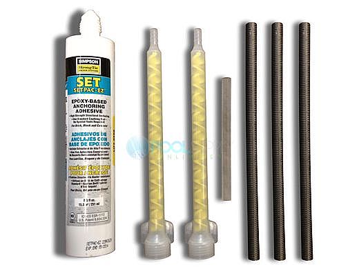 SR Smith Epoxy Kit  6" x .5" Bolts (4) for Cantilever Stand | 75-209-5868-SS