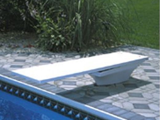 S.R. Smith Flyte Deck Dive Stand with Fibre-Dive Board | 6ft  Silver Gray | 68-210-73621
