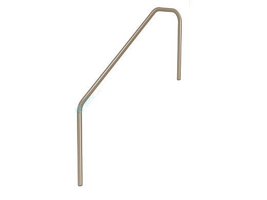 SR Smith 3 Bend 5' Sealed Steel Handrail | White Color | 304 Grade | .049 Wall Residential | 3HR-5-049-VW