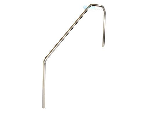 SR Smith 3 Bend 7' Handrail with 1' Extension Stainless Steel on Both Legs | 304 Grade | .049 Wall Residential | 3HR-7-049-2