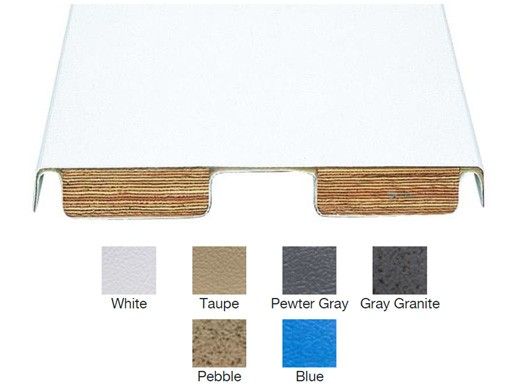 SR Smith 8ft Fibre-Dive Board Taupe with Matching Tread | 66-209-268S10T