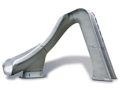 SR Smith Typhoon Pool Slide | Left Curve | Gray Granite | 670-209-58224