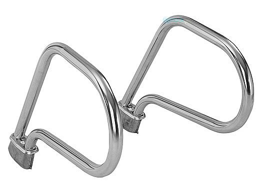 SR Smith Residential Ring Sealed Steel Grab Rail w/ No Anchors | Rock Gray Color  | 304 Grade | 049 Wall | 1.625 OD | RRH-100-RG