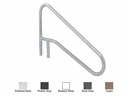 SR Smith 54" Center Grab Stainless Steel Rail with Welded Mounting Plate | 304 Grade | .049 Wall | DMS-102P