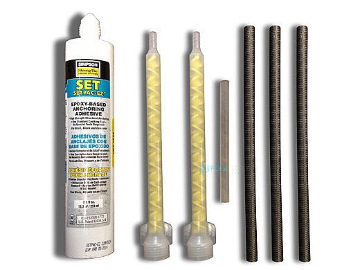 SR Smith Epoxy Kit .5" Bolts (6) for Steel Meter Stand | 75-209-5875-SS