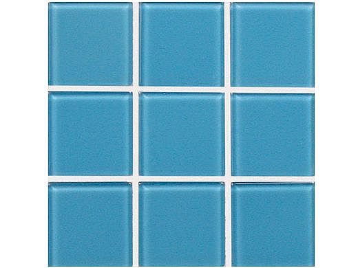 National Pool Tile Venus Glass Series | Turquoise Blue 2x2 | GLTV066