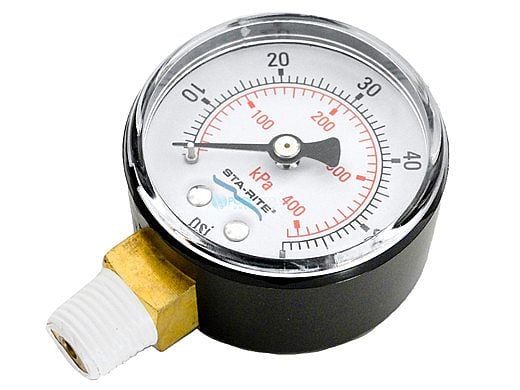 Pentair Bottom Mount Pressure Gauge | 15060-0000T