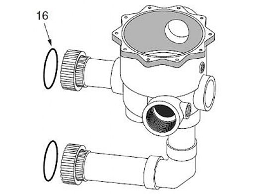 Pentair 1.5" Multiport Valve SYS3 | 18201-0110 SM1-SR3FLX