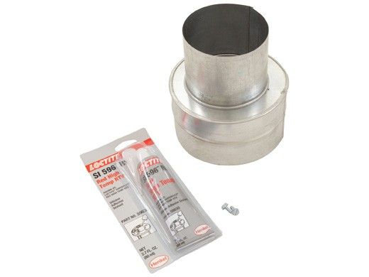 Pentair Sta-Rite 4x6 Metal Flue Collar for Indoor Vertical Venting - Negative Pressure for Distance Less Than 8' | 77707-0076