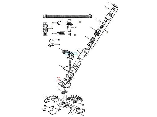 Zodiac Lower Body Assembly | X77053