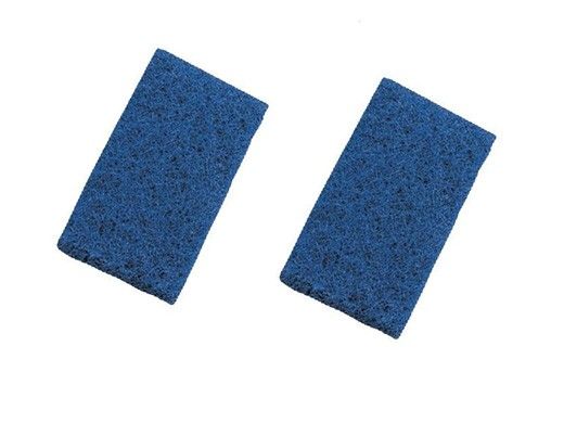 A&B Brush Mr. Scrubber Replacement Pad | Blue | 2-Pack | 8032