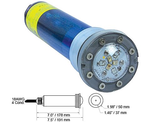 SAVI Note LED Underwater Nicheless Pool Light | 12V 100' Cord | SAVI-NOTE100
