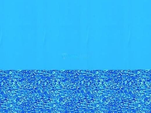 Blue Swirl 27' Round Heavy Gauge Overlap Style Liner | LI2748SB25