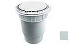 AquaStar 10" Round Suction Outlet Cover | with Solid Riser Ring with Double Deep Sump Bucket with 4" Socket (VGB Series) | Light Gray | 10AVR103D