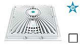 AquaStar 9" Square MoFlow Suction Outlet Cover and Mud Frame | White | 9MF101