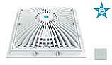 AquaStar 9" Square MoFlow Suction Outlet Cover and Mud Frame | Light Gray | 9MF103