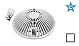 AquaStar 8" Round Retrofit MoFlow Suction Outlet Cover with Screw and Bushing Kit | White | R8MF101