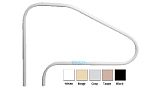 Saftron Return to Deck Mounted 4-Bend Fully Reinforced Handrail | .25" Thickness 1.90" OD | 48" W x 32" H | White | RTD-448-W