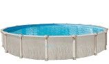 Ohana 24' Round 52" Steel Pool with 7" Top Ledge | POHAPRA-2452SSPSPSB11-WS