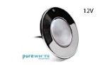 J&J Electronics PureWhite LED Pool Light SwimQuip Series | 12V Cool White Equivalent to 300W 100' Cord | LPL-F1W-12-100-PSQ 21047