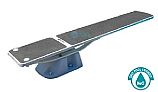 SR Smith Salt Pool Jump System with TrueTread Board Complete | 6' White with Gray Top Tread | 68-207-5762G