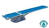SR Smith Salt Pool Jump System With TrueTread Board Complete | 8' White with Blue Top Tread | 68-207-5782B