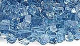 American Fireglass One Fourth Inch Classic Collection | Blue Fire Glass | 10 Pound Jar | AFF-PABL-J
