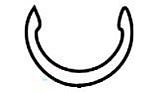 Aqua Ultraviolet Metal C-Clip for Wiper Blade | A40089