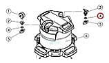 Hayward O-Ring for Gauge Adapter and Air Relief Assembly | CXGAR1001Pak2