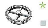 AquaStar Full Circle Drain Cover, Center Cap and Screws | Light Gray | FC20103
