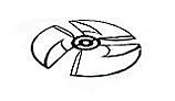 Maytronics Impeller with Screw | 9995266-R1