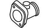 Pentair MegaTherm Outlet Side Flange Tee Adapter | 2-1/2 Inch NPT | Bronze | 20150303