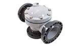 Paragon Aquatics 6" Flanged Stark 3-Way Valve | Gray | V3-06