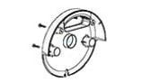 Maytronics Side Cover Pulley MBC5 | Light Blue | 9991068